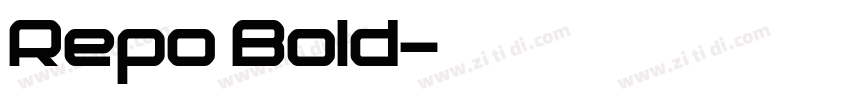 Repo Bold字体转换